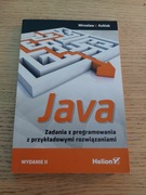 Książka Java zadania z programowania Wydanie II Helion