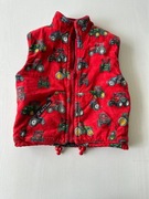 Bezrękawnik kamizelka dwustronna ocieplacz 2-3lata 92cm traktory #1850