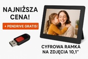 Cyfrowa ramka na zdjęcia 10,1" HD + Pendrive GRATIS | Nowa | Polska wysyłka