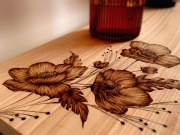 „Wschodni szelest” ręcznie wypalana konsola w stylu skandynawskim UNIKAT