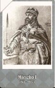 nr 1231 - Poczet królów i książąt polskich - Mieszko I