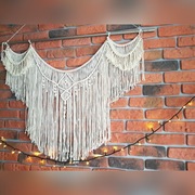 Makrama, dekoracja do salonu lub na okno 