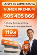 505 405 866 złoty numer Orange