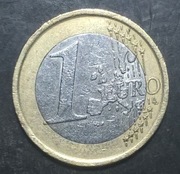 1 euro 2002 Italia Leonardo destrukt