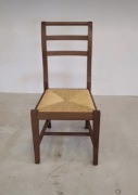 KRZESŁO klasyczne,drewno,rafia,nowe,design włoski