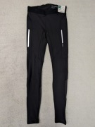 Nowe czarne spodnie legginsy do biegania Keep on Running Kiprun S