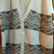 Ciepły sweter rozpinany rozm.48