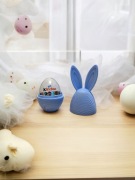 Wielkanicny "Zajączek niespodzianka" na jajko  Kinder Niespodzianka.