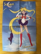 Plakat Poster Sailor Moon oryginalny z lat. 90