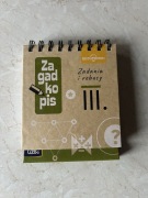 podręczny zestaw zagadkopis rozumówki zadania i rebusy do pociągu albi