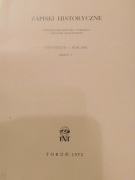 Zapiski Historyczne rok 1972 zeszyty nr 1-3