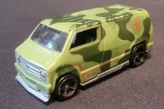Hot Wheels Chrysler 2007 Custom '77 Dodge Van, kolekcjonerski, unikat