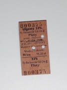 Magnes Bilet Szczecin Gł. Os. - Płoty albo Wolin Pom.