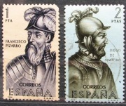 Hiszpania 1964 r. Mi 1514, 1515