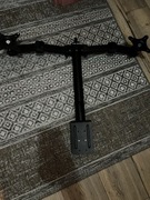 Uchwyt biurkowy do monitora Podwójne Ramię na dwa monitory 17"-32" 