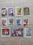 Zestaw tematyczny znaczków ZSRR przedstawiający kwiaty i rośliny 