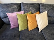 Poszewki dekoracyjne na poduszki (jaśki) kolorowe wielkanocne kompozycja