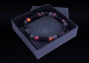 Bransoletka płonący kamień znak zodiaku OGIEŃ