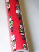 Papier do pakowania "Dziadki do orzechów", 76,2 cm x 3,7 m