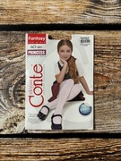 Elegant Conte rajstopy dziecięce beżowe 40 DEN 104–110 nowe z metką jesień