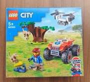 LEGO 60300 - QUAD RATOWNIKÓW DZIKICH ZWIERZĄT - CITY - NOWE