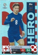TOPPS MATCH ATTAX EURO 2024 HERO JACK GREALISH ANGLIA ENG 14