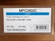 Toner Cyan MPC3502C (zamiennik) do RICOH MP C3502 / MP C3002