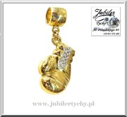 Charms złota rękawica bokserska boks złoto 585