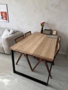 Stół drewniany loftowy loft 160x90 cm lity jesion okazja