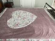 Komplet: narzuta, zasłony 4 szt i dywanik