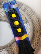 Czarny brelok do kluczy czy torebki