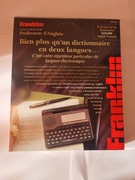 Tłumacz,TRANSLATOR FRANKLIN LANGUAGE MASTER FP610 