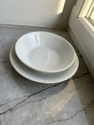 Miska i talerz Lubiana Wawel Porcelana Vintage PRL