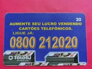 BRAZYLIA  /  STARA  /     -  Karta telefoniczna  /  BANKNOTY