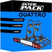 Uchwyt na 4 rowery uchylny Inter Pack QUATTRO