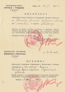 Kielce, 1945, Woj. Urząd Informatyki i Propagandy, delegacja/pol-ros