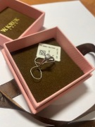 [CERTYFIKAT] W.KRUK Pierścionek z brylantem - JEDYNY roz.10 Białe złoto