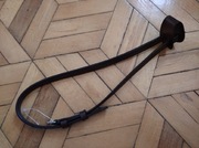 Skośnik skórzany do ogłowia ciemny brąz 