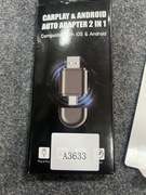 Hodozzy Bezprzewodowy adapter CarPlay i bezprzewodowy adapter IOS Android,