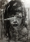 Obraz Akrylowy Ręcznie Malowany Kobieta Portret Abstrakcja Ozdoba