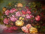 "Słodka woń lata "- obraz olejny. 