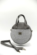 Okrągła Torebka MISHIN Szara – Do Ręki i na Ramię