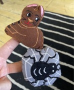 Pacynki poduszki na palec do igieł, 2 sztuki