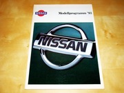 Prospekt Nissan Maxima, 200SX, 100NX, Micra, Sunny, Primera 1993
