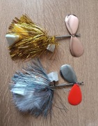 Double flash spinner zestaw 2 sztuk 60g+