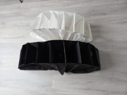 Zestaw organizerów IKEA SKUBB 16578 – czarny + biały