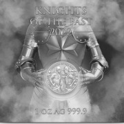 2 x Rycerze maltańscy 1 oz ,2022 , AG 999, Ideały -opakowania oryginał