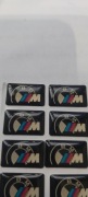 Naklejka Znaczek BMW Emblemat logo 18mm x 10mm Mperformance Mpower