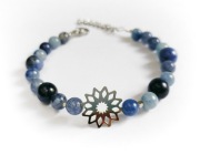 Bransoletka sukcesu niebieska awenturyn sodalit