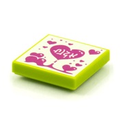 Klocki Lego Tile 2x2 BeatBit Album Rainbows Cloud